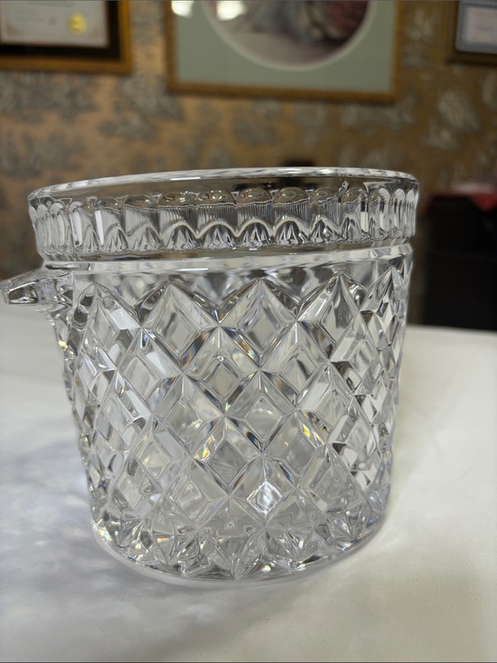 Other - Elegant Cut Glass Ice Bucket or Wine Chiller.